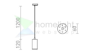 BELENOS egyfázisú áramkörös sínre függő lámpa fehér  230V LED GU10 9W