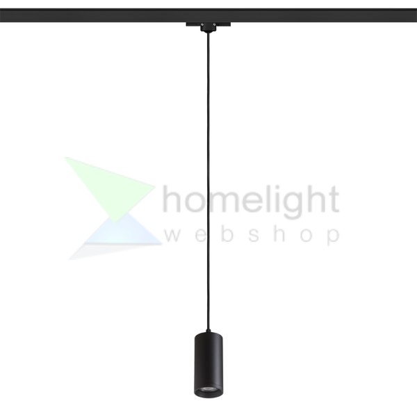 BELENOS háromfázisú áramkörös sínre függö lámpa fekete  230V LED GU10 9W