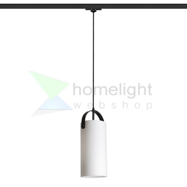 JULIETTA 31 háromfázisú áramkörös sínre  opál üveg/fekete 230V LED E27 15W