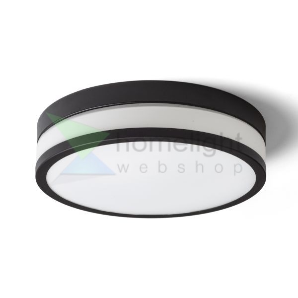 CIRA LED 35 mennyezeti lámpa opál üveg/fekete 230V LED 24W IP44 3000K