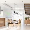 SHARM PLUS süllyesztett lámpa fekete króm 230V LED 10W 24° 3000K