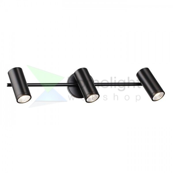 BOGARD III fali lámpa matt fekete  230V LED 3x5W 40°  3000K