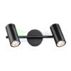 BOGARD II fali lámpa matt fekete  230V LED 2x5W 40°  3000K