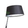 RITZY asztali lámpa fekete króm 230V LED E27 15W