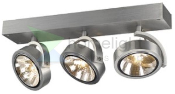 KELLY III fali lámpa  szálcsiszolt alumínium 230V LED G53 3x15W