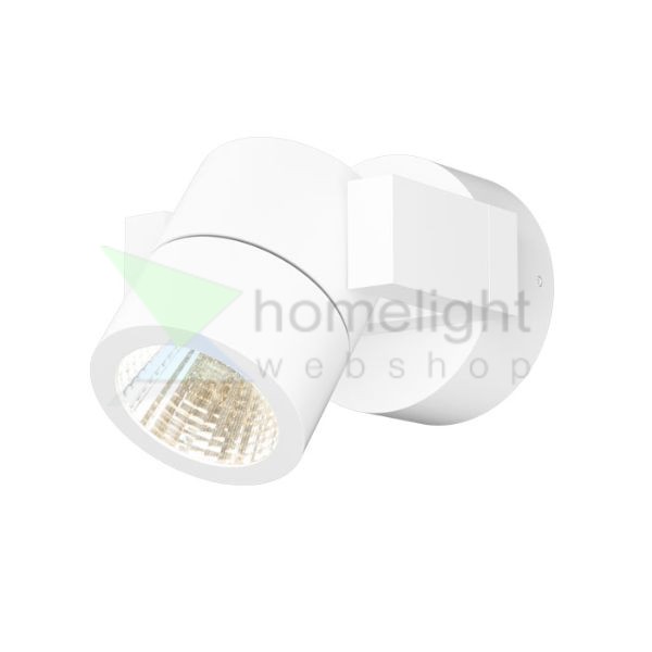 ORIT fali lámpa fehér /alumínium 230V LED 6W 80° IP44  3000K