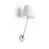 SILENCE fali lámpa fehér króm 230V LED E27 15W
