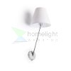 SILENCE fali lámpa fehér króm 230V LED E27 15W