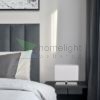 PLAZA S asztali lámpa fehér króm 230V LED E27 15W