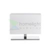 PLAZA S asztali lámpa fehér króm 230V LED E27 15W