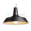 GOLDIE 46 függő lámpa fekete/fehér  230V LED E27 30W