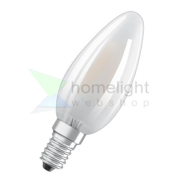 OSRAM Retrofit gyertya alakú matt 230V E14 LED EQ25 2700K