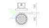 MEGALOS PRO 30 test fekete  230V LED 150W 90° IP65  4000K