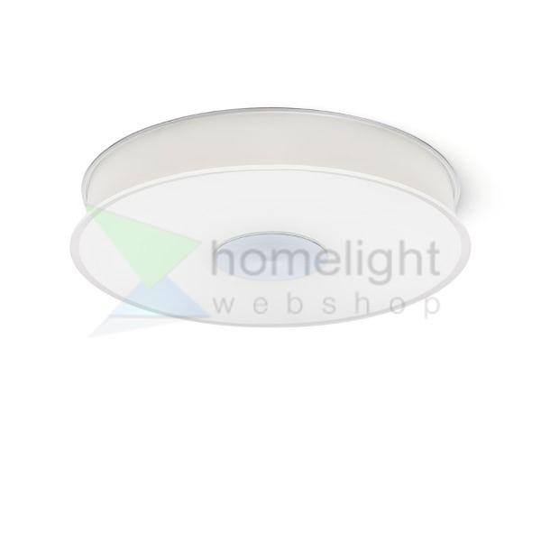 ASTERI LED mennyezeti lámpa  szatén üveg/króm 230V LED 35W  3000K