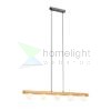 NOCTIS függő lámpa  fa/opál üveg 230V LED G9 5x7W