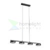 ARETHA IV függőlámpa fekete  230V LED 4x12W  3000K