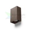 CAPRI RC fali lámpa  csiszolt bronz 230V LED GU10 2x9W