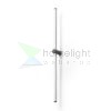 CLARIS 120 felületre szerelhető fekete tej akril 230V LED 2x12W  3000K