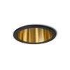 ORCO süllyesztett lámpa fekete/aranysárga 230V LED GU10 9W