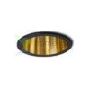 ORCO süllyesztett lámpa fekete/aranysárga 230V LED GU10 9W
