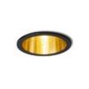 ORCO süllyesztett lámpa fekete/aranysárga 230V LED GU10 9W