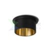 ORTA süllyesztett lámpa fekete/aranysárga 230V LED GU10 9W