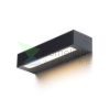 ASTER 25 fali lámpa fekete tej akril 230V LED 2x6W IP65 3000K