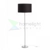 NYC/RON 40/25 állólámpa  Polycotton fekete/króm 230V LED E27 15W