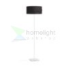 CORTINA/JAKARANDA állólámpa fekete/fehér textil/fém 230V LED E27 15W