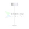 CORTINA/JAKARANDA állólámpa fehér/fehér textil/fém 230V LED E27 15W