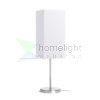 NYC/TEMPO 15/30 asztali lámpa  Polycotton fehér/nikkel 230V LED E27 15W