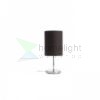 NYC/RON 15/20 asztali lámpa  Polycotton fekete/króm 230V LED E27 15W