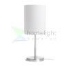 NYC/RON 15/20 asztali lámpa  Polycotton fehér/nikkel 230V LED E27 15W