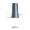 NYC/CONNY 15/30 asztali lámpa  Monaco petróleum kék/ezüst PVC/nikkel 230V LED E27 11W