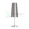 NYC/CONNY 15/30 asztali lámpa  Monaco galamb szürke/ezüst PVC/nikkel 230V LED E27 11W