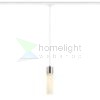 EIGHT háromfázisú áramkörös sínre függö lámpa  opál üveg/króm 230V LED E27 11W