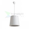 POLLOCK függő fehér/világosszürke  230V LED E27 15W