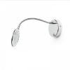 FLAP fali lámpa króm 230V LED 4.2W 120° 3000K