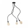 LOYD E27 III függő lámpa fekete  230V LED E27 3x15W