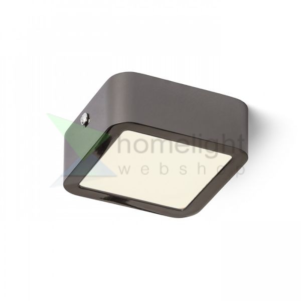 HUE SQ 9 mennyezeti lámpa fekete króm 230V LED 6W 3000K