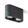 MANTOVA II mennyezeti lámpa matt fekete  230V LED GU10 2x7W