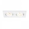PASADENA GU10 SQ II süllyesztett lámpa fehér  230V LED GU10 2x7W