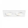PASADENA GU10 SQ II süllyesztett lámpa fehér  230V LED GU10 2x7W
