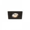 PASADENA GU10 SQ I süllyesztett lámpa fekete  230V LED GU10 7W