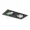 PASADENA G53 SQ II  fekete  230V LED G53 2x15W