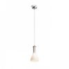PULIRE CON függő lámpa  opál üveg/fa/króm 230V LED E14 6W