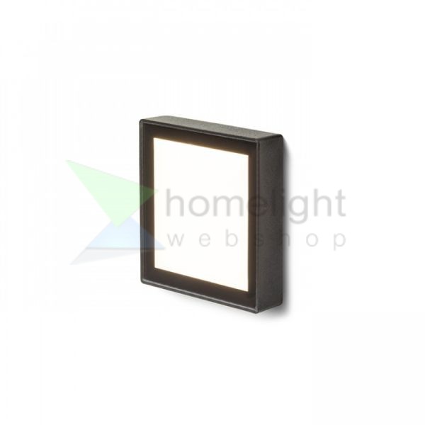 DEJAVU SQ 9 süllyesztett lámpa fekete 230V LED 3.5W IP65 3000K