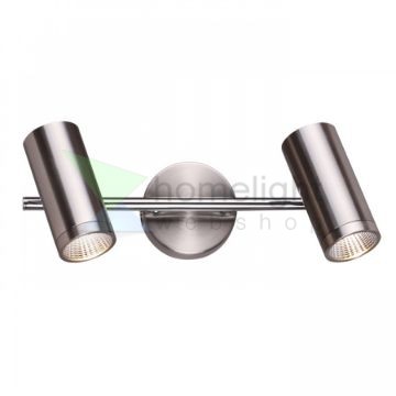 BOGARD II fali lámpa  matt nikkel 230V LED 2x5W 40°  3000K