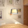 ESPLANADE függő lámpa átlátszó fekete/fehér króm 230V LED E27 15W