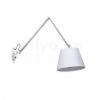 ASHLEY fali lámpa fehér króm 230V LED E27 15W
